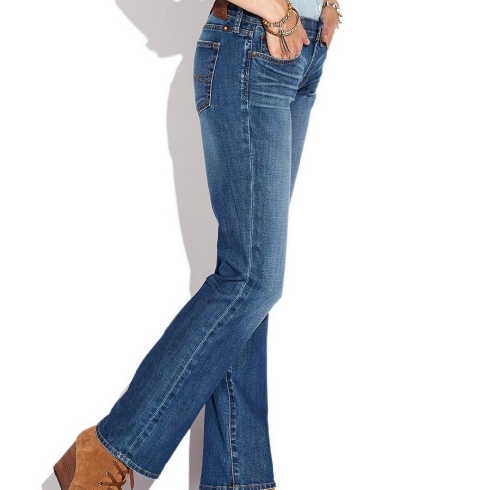 Lucky Brand‎ Classic Rider Dark Wash Straight Jeans Size 27